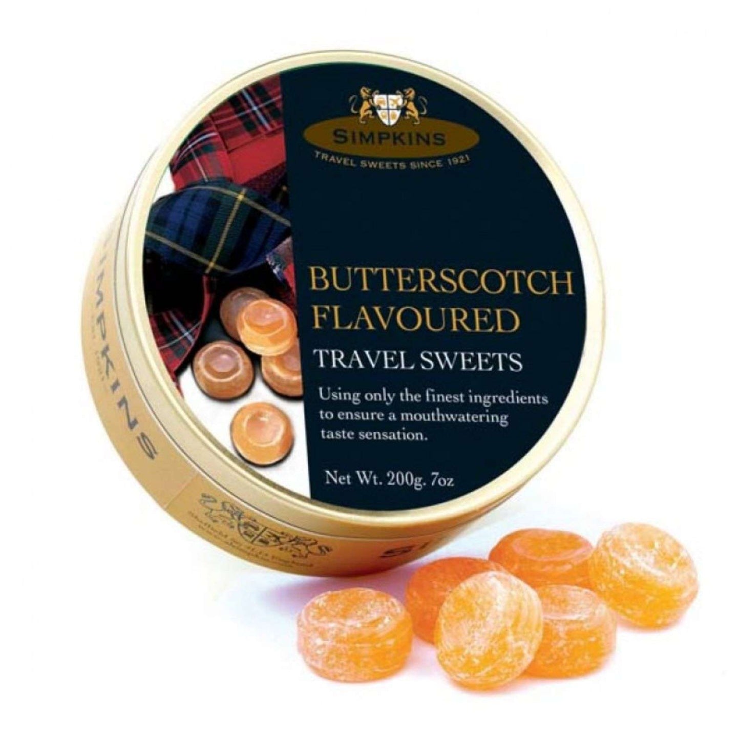 6 x Simpkins Butterscotch Drops - 200g