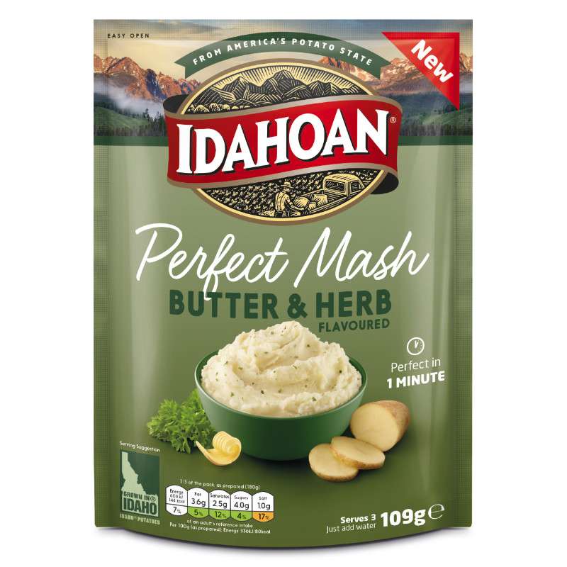 Idahoan Butter & Herb Mash - 109g