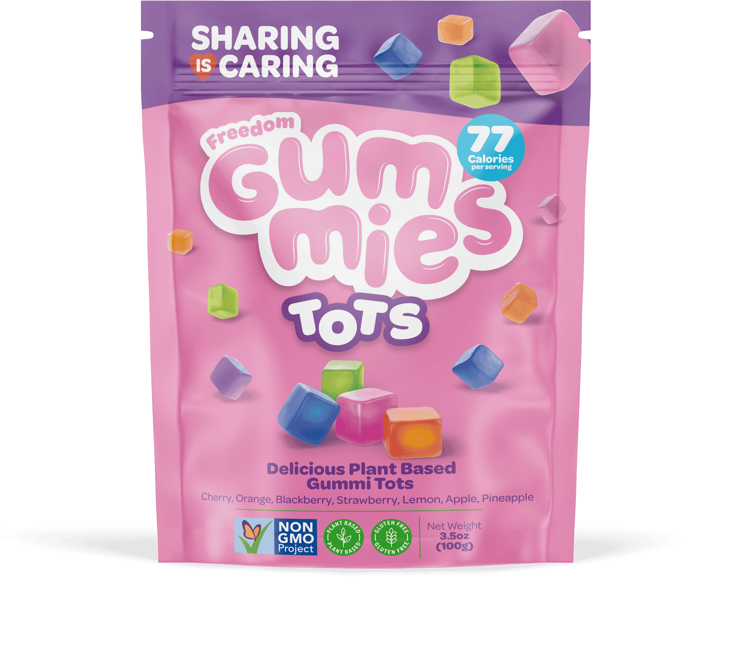 10 x Freedom Gummies Tots - 100g