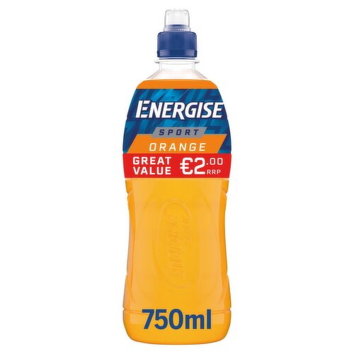 12 x Energise Sport Orange 750Ml