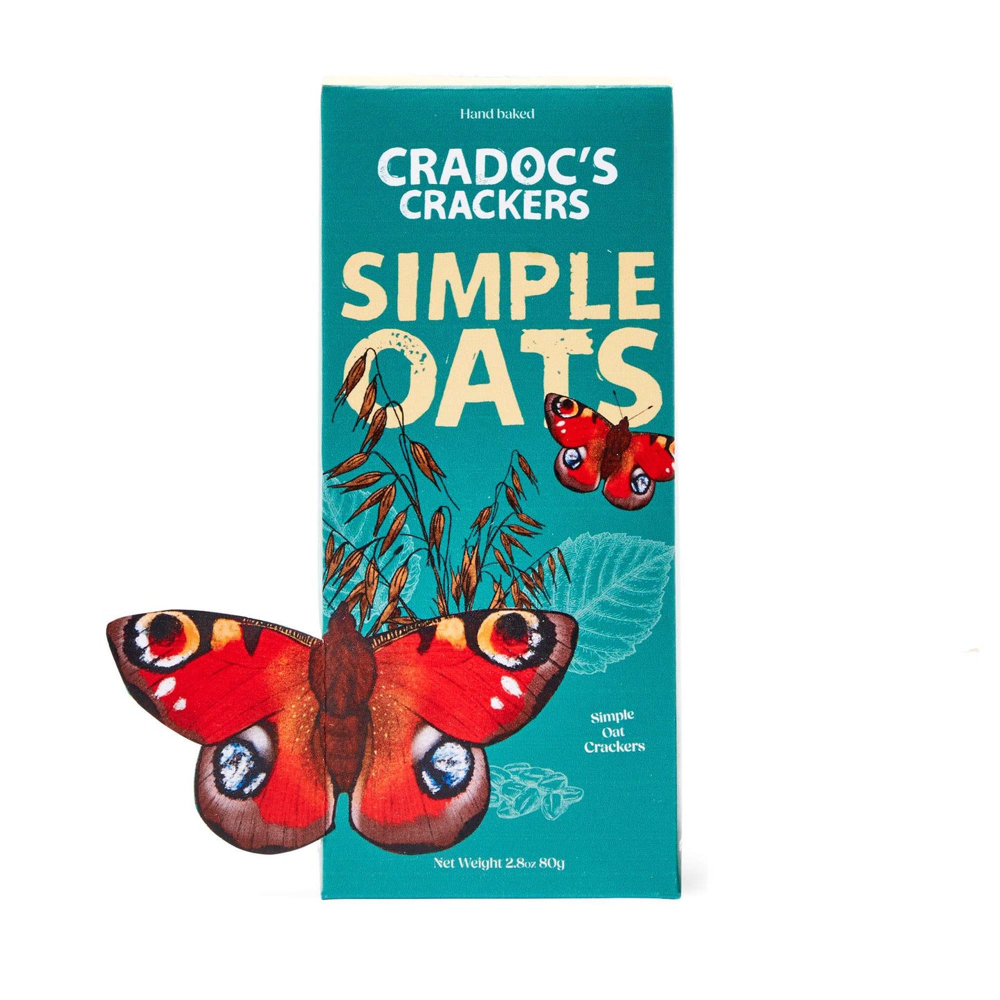 6 x Cradoc's Simple Oat Crackers - 80g
