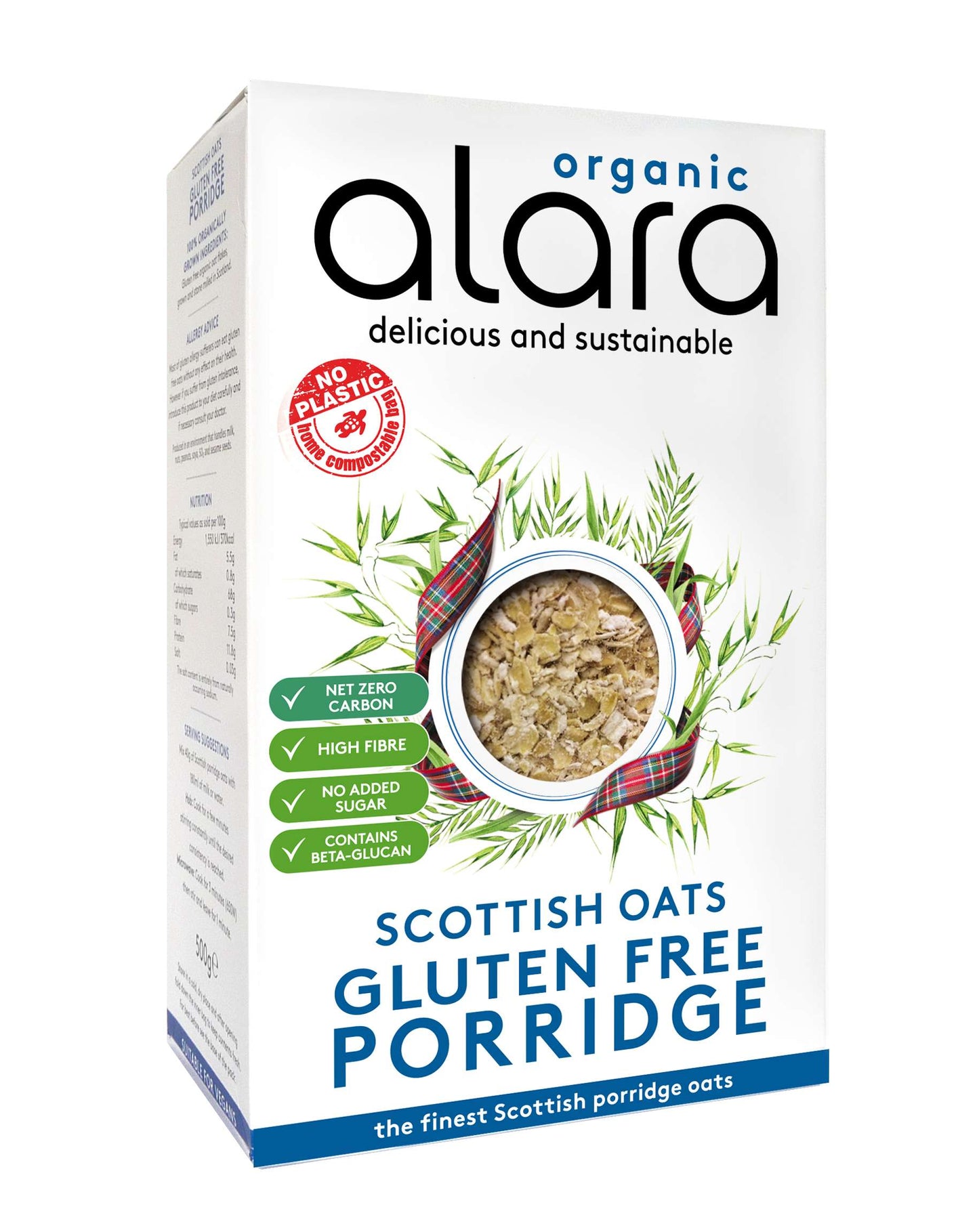 Alara Org Scottish Oats GF Porridge - 500g