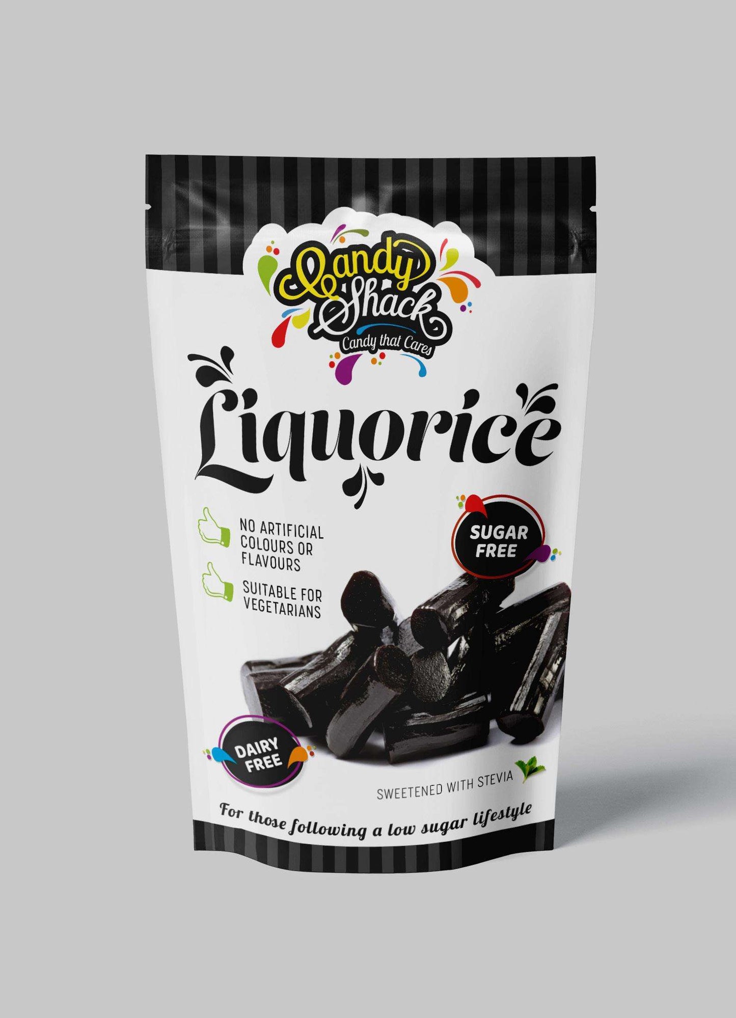 12 x Candyshack Sugar Free Liquorice - 120g