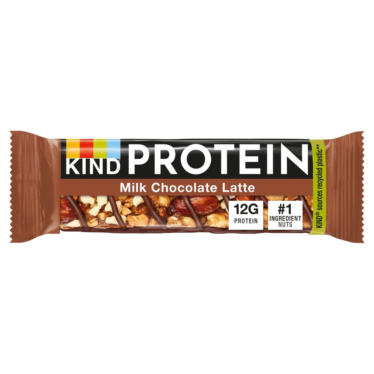 12 x Kind Protein Milk Chocolate Latte 50G