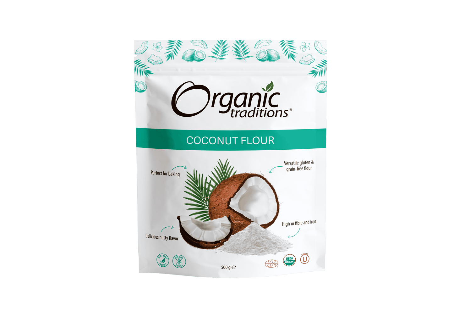 Organic Traditions Org Coconut Flour - 500g