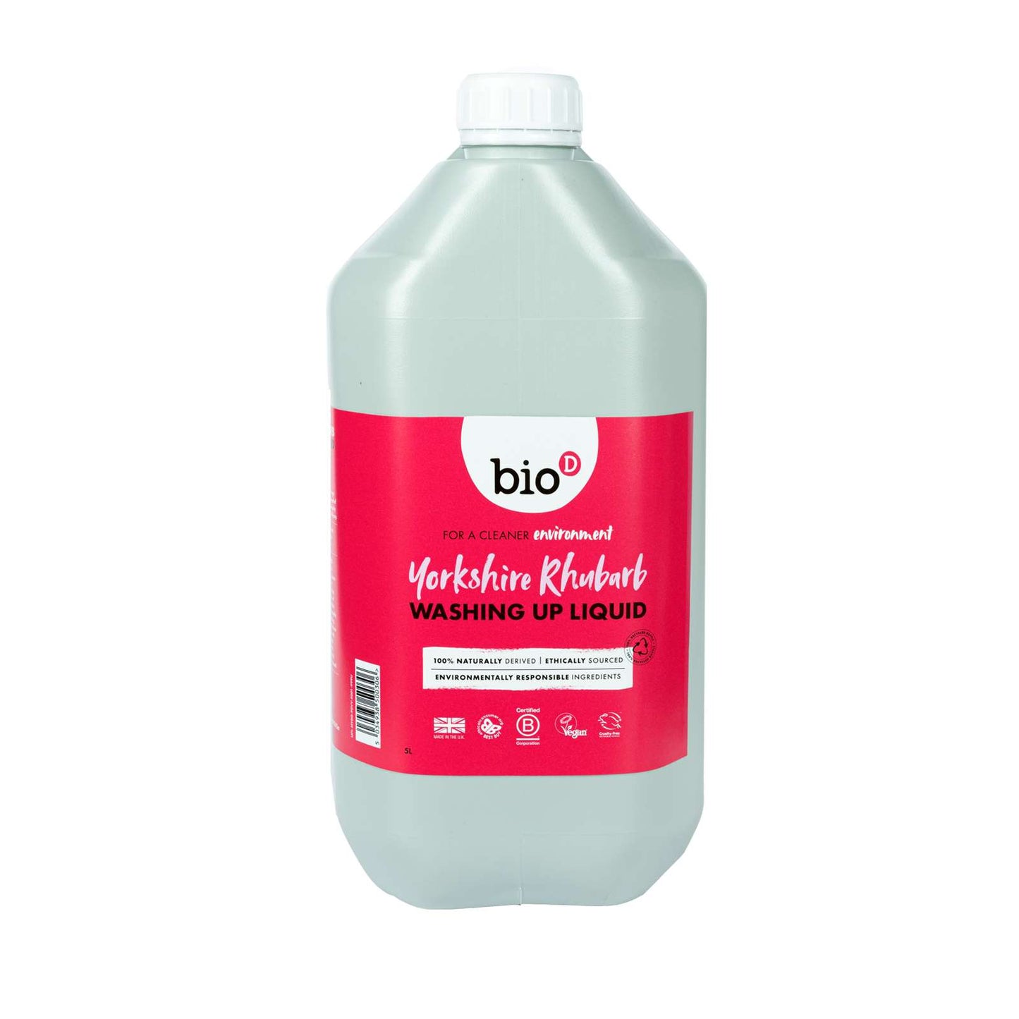 Bio-D York Rhubarb Washing Up Liquid - 5ltr