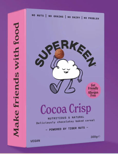 Superkeen Cocoa Org Tiger Nut Cereal - 240g
