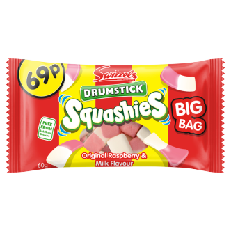 30 X Squashies Drumstick Original 60GM