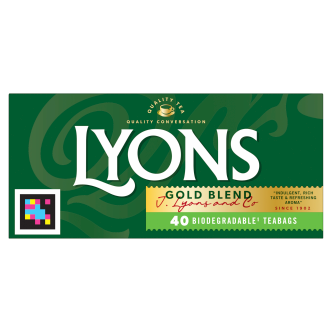 12 x Lyons Tea Gold 40's - 116G
