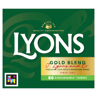 12 x Lyons Tea Gold 80's - 232G