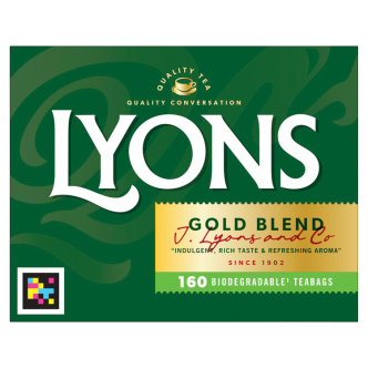 8 x Lyons Tea Gold 160's - 464G