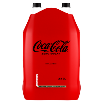 3 x Coca Cola Zero Twin Pack - 2X2LTR