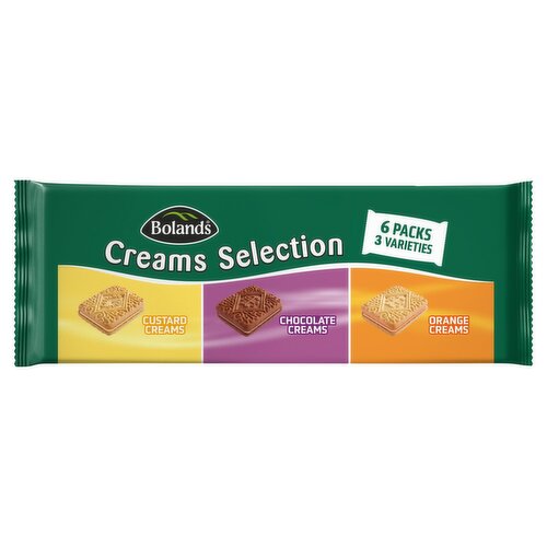 16 x Bolands Creams Selection 6 X 75G (450G)