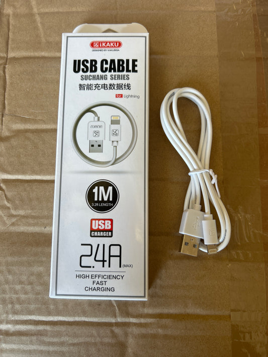3-Pack 1m iPhone Lightning Charger Cables – Fast & Reliable Charging