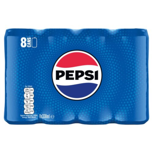 4 x Pepsi Can 8 X 330Ml
