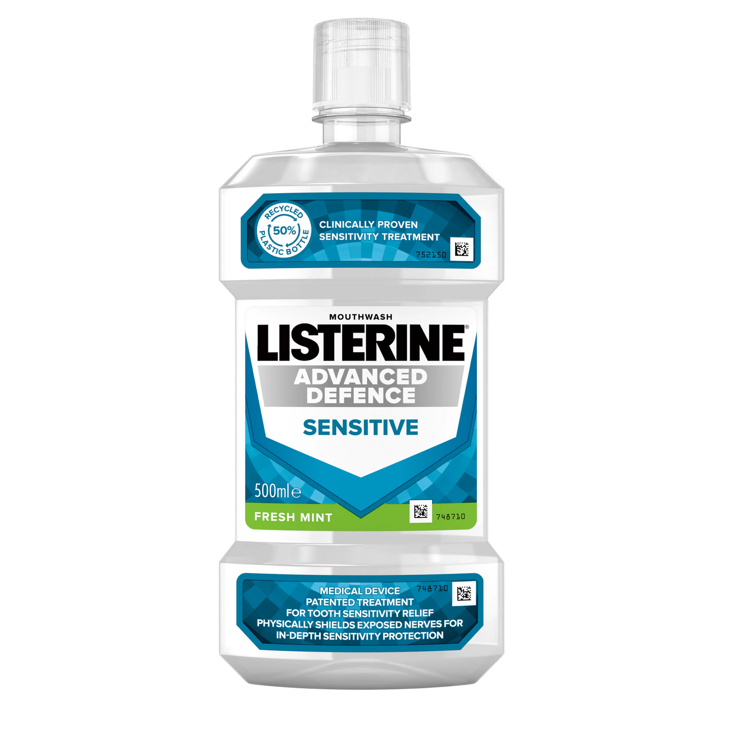 6 x Listerine Advanced Sensitive - 500ML