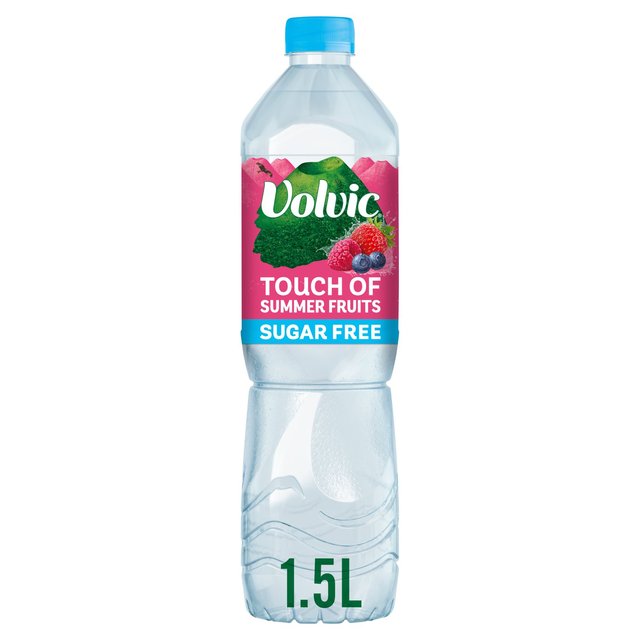 6 x Volvic Touch Of Fruit Sugar Free Summer Fruits 1.5L