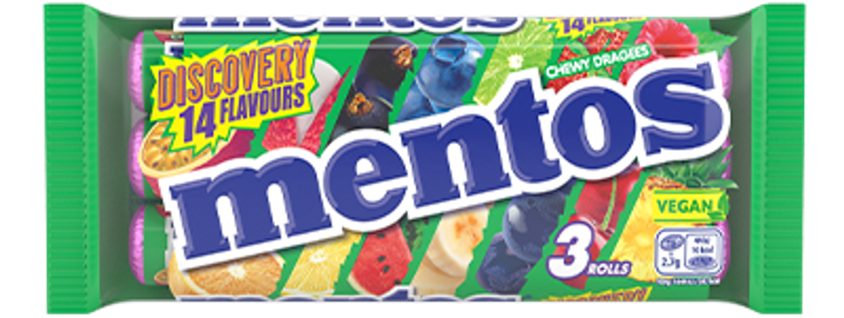 25 x Mentos Discovery 3pk - 3X25GM