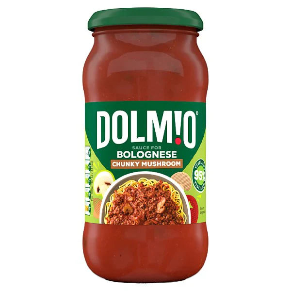 6 x Dolmio Sauce For Bolognese Chunky Mushroom 450G