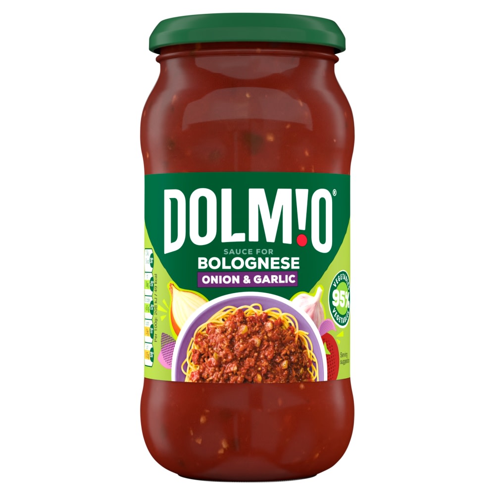 6 x Dolmio Bolognese Onion & Garlic Sauce For Bolognese 450G