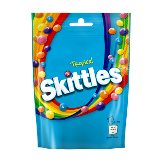 15 X Skittles Tropical Pouch 136Gm