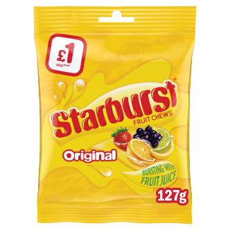 12 x Starburst Original Fruits Treat Bag - 127GM