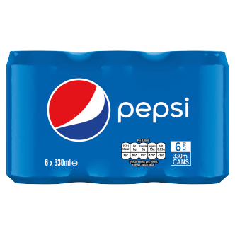 4 x Pepsi Original Cans 6 Pack (New) - 6X330Ml