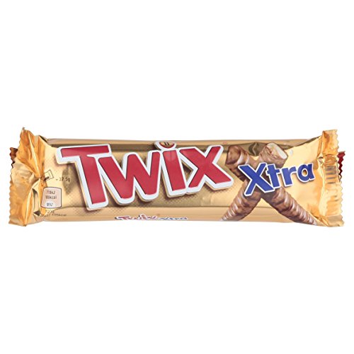 24 x Twix Xtra Milk Chocolate Biscuit Twin Bars 75G