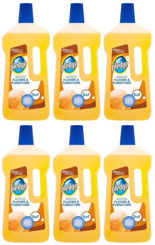 6 x Pledge Expert Care Wood Floor Cleaner 750 Ml – The Stock Outlet