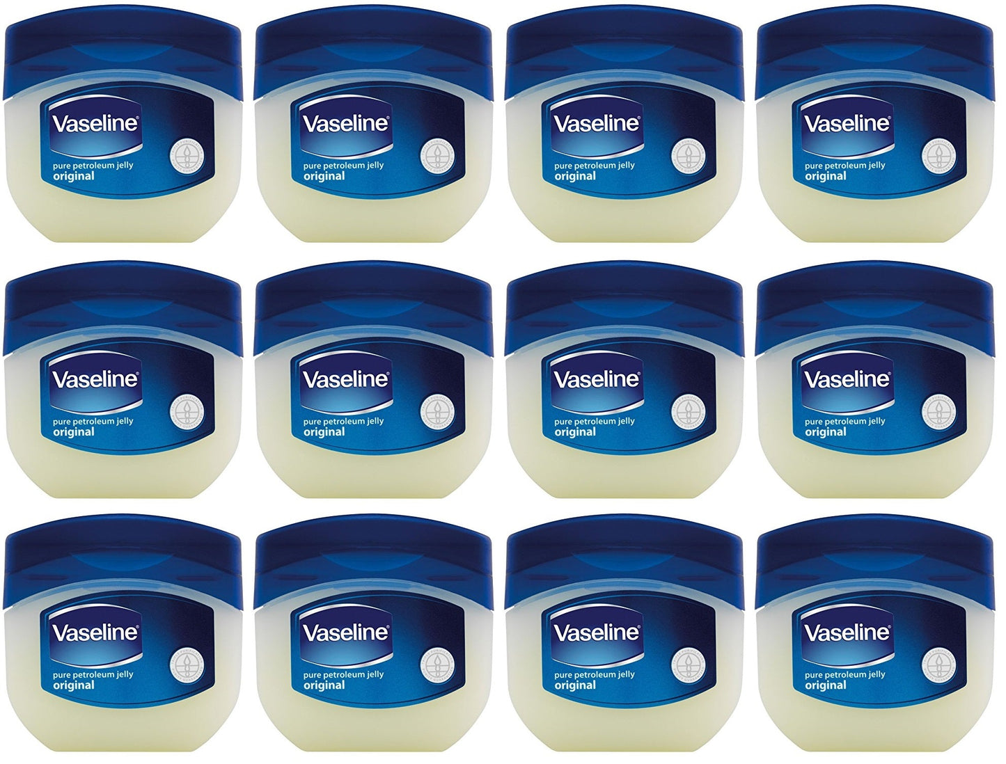 12 x Vaseline Petroleum Jelly Original 100 Ml