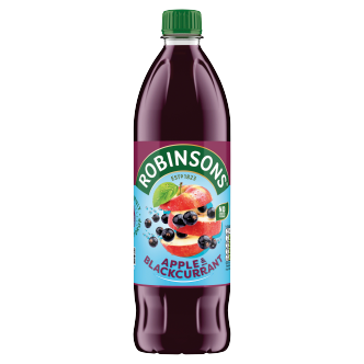 12 x Robinsons Apple & Blackcurrant 1Lt