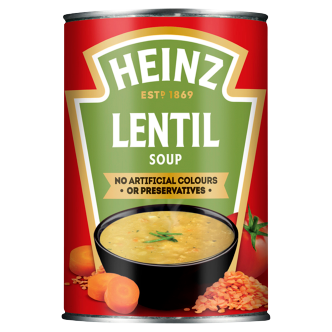 24 x Heinz Soups Lentil 400G