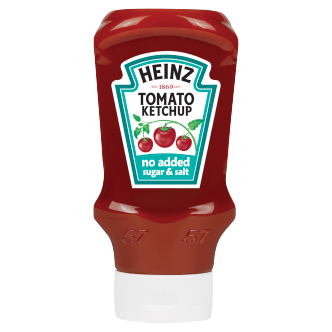 10 x Heinz Tomato Ketchup No Added Sugar 425Gm
