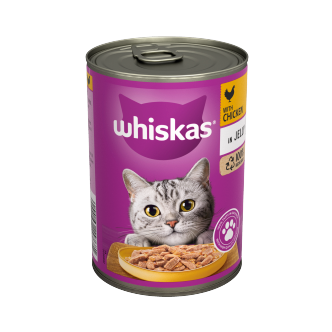 12 x Whiskas Cat Chicken & Jelly - 400Gm