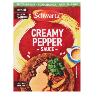 12 x Schwartz Creamy Pepper Sauce Mix 25G