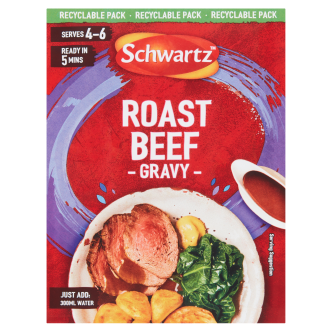 12 x Schwartz Roast Beef Gravy Sachet 27G