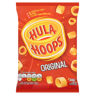 32 x Hula Hoops Original 34Gm