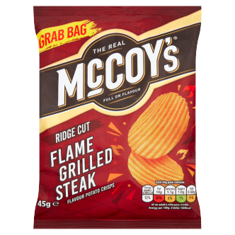 26 x Mccoys Flame Grilled Steak 47.5Gm