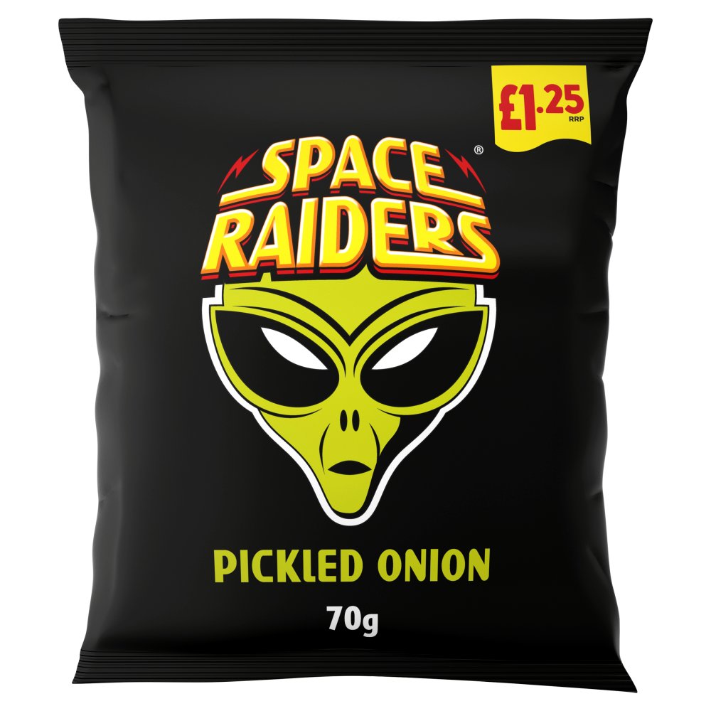 20 x Kp Space Raiders Pickled Onion - 70GM