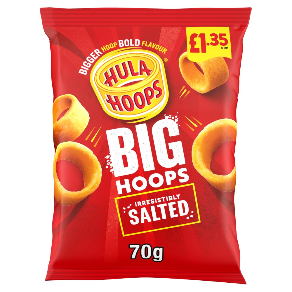 20 x Kp Big Hoops Salted - 70GM