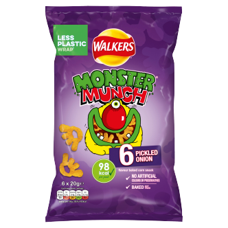 Monster Munch Pickled Onion 6Pk 22Gm