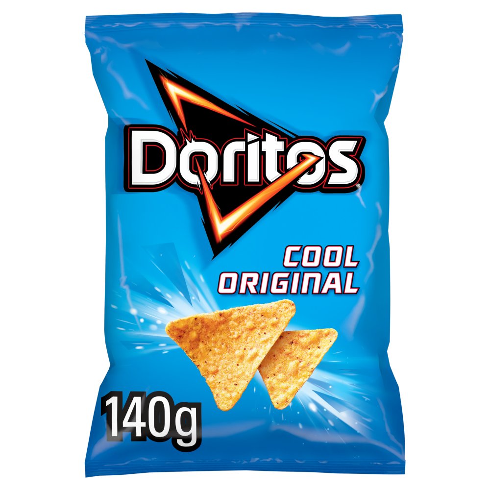 12 x Doritos Cool Original Tortilla Chips Sharing Bag Crisps 140G
