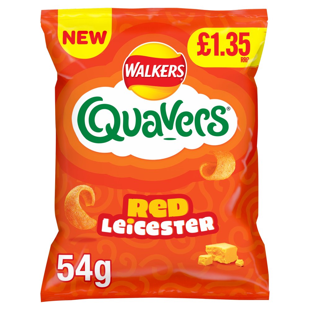 18 x Quavers Red Leicester - 54GM