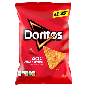 18 x Doritos Chilli Heatwave - 70GM