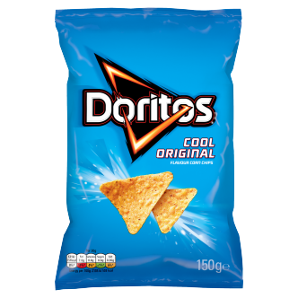12 x Doritos Cool Original Large Bag 140Gm