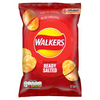 32 x Walkers Ready Salted 32.5Gm