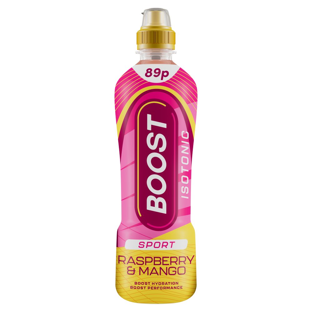 12 x Boost Sport Raspberry & Mango - 500ML