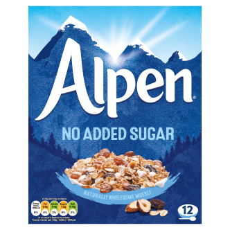10 x Alpen No Added Sugar 550Gm
