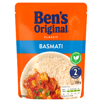 6 x Bens Original Basmati Microwave Rice - 220G