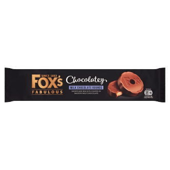 12 x Foxs Chocolatey Shortcake Biscuit Ring 130Gm